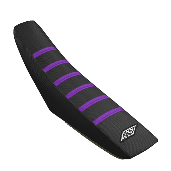 housse de selle yamaha 50 65 85 125 250 450 pw yz yzf wrf yze fast grip anti dérapante noire violette