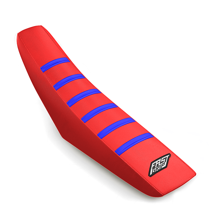 housse de selle yamaha 50 65 85 125 250 450 pw yz yzf wrf yze fast grip anti dérapante rouge bleue 2