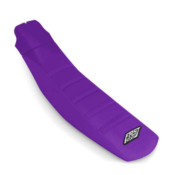 housse de selle yamaha 50 65 85 125 250 450 pw yz yzf wrf yze fast grip anti dérapante violette