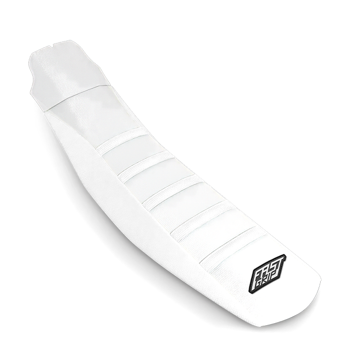 housse de selle yamaha pw yz yzf wr wrf 50 65 85 125 250 450 fast grip anti dérapante blanche