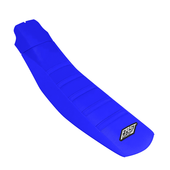 housse de selle yamaha pw yz yzf wr wrf 50 65 85 125 250 450 fast grip anti dérapante bleu