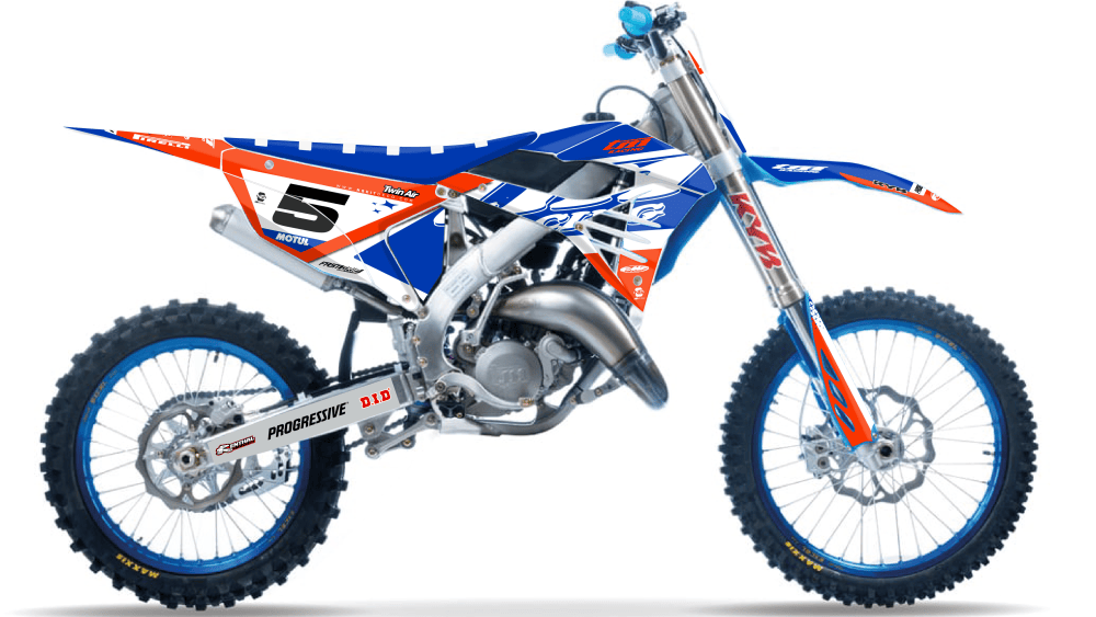 kit déco tm racing 125 250 300 450 mx fi 2022 2023 2024 2025 2026 2027 2028 ng motocross ace series bleu blanc orange mx decals stickers graphics autocollant adhesifs visuel