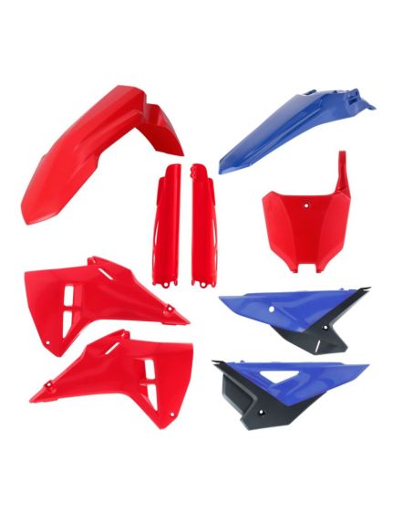 kit plastique acerbis honda complet 250 450 crf 2025 2026 2027motocross rouge bleu