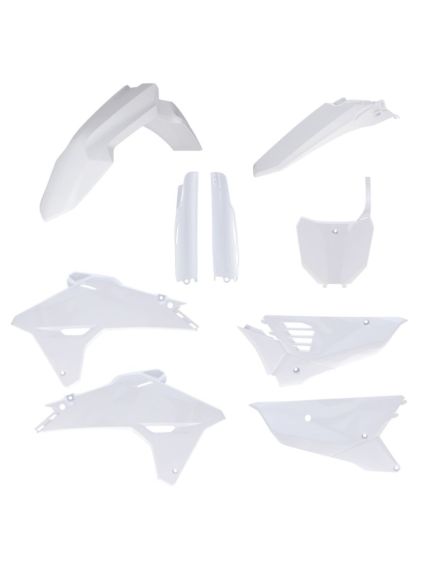 kit plastique acerbis honda complet 250 450 crf 2027 2028 motocross blanc