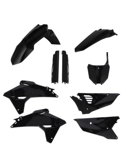 kit plastique acerbis honda complet 250 450 crf 2027 2028 motocross noir