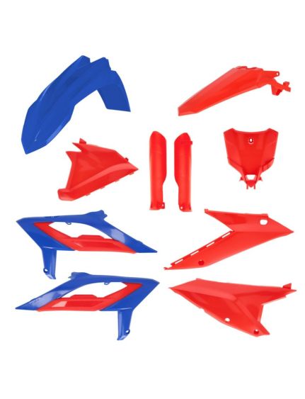 kit plastique complet acerbis beta 250 300 350 450 rx 2024 2025 2026 2027 full bleu rouge