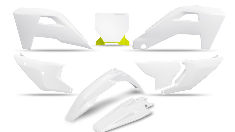 kit plastique husqvarna 125 250 350 450 tc fc 2025 2026 2027 acerbis blanc