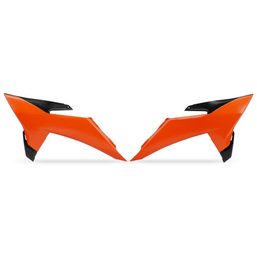 plastique ufo ouies de radiateur ktm 125 250 300 350 450 sx sxf 2025 2026 2027 orange