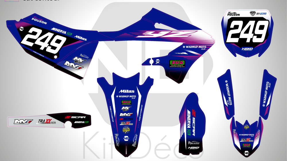 Kit déco 125 YZ Pouzon
